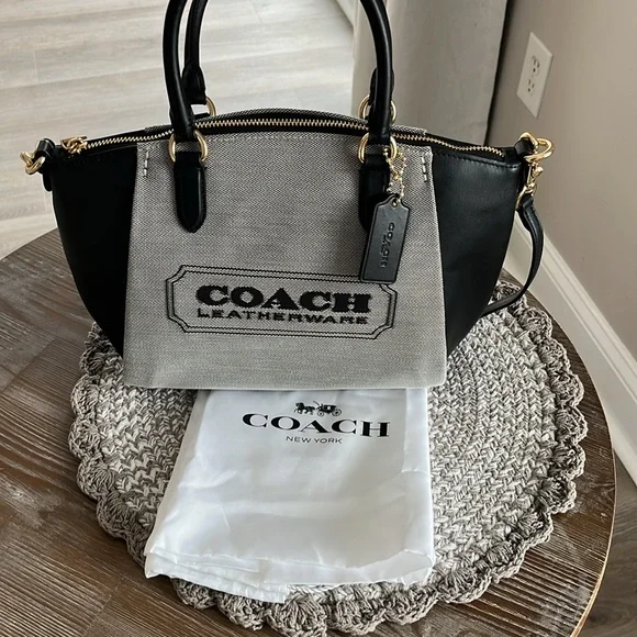 NWT Coach Elise Satchel in Jacquard - Picture 9 of 11